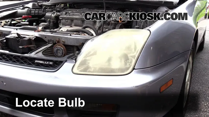 2000 Honda Prelude 2.2L 4 Cyl. Lights Headlight (replace bulb)
